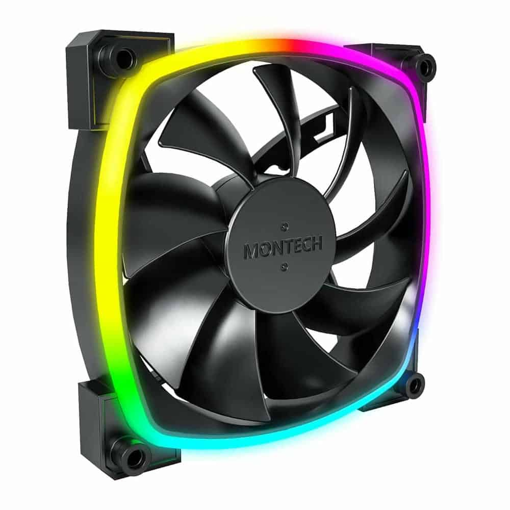 Montech AX120 PWM Black 120mm ARGB Case Fan